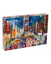 Παζλ Enjoy από 1000 κομμάτια - Τα φώτα της Νέας Υόρκης